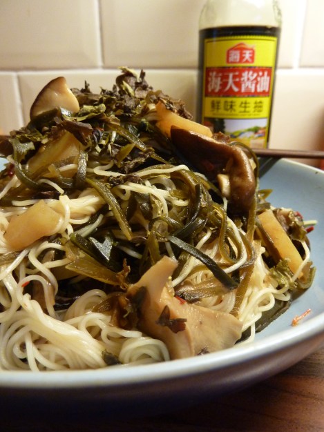 Shiitake, Sesame and Kelp Noodles
