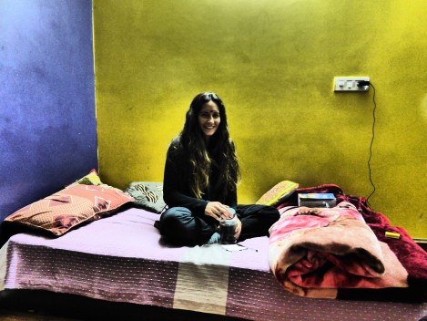 Jane, first day, first Bindi, Delhi. 1/14