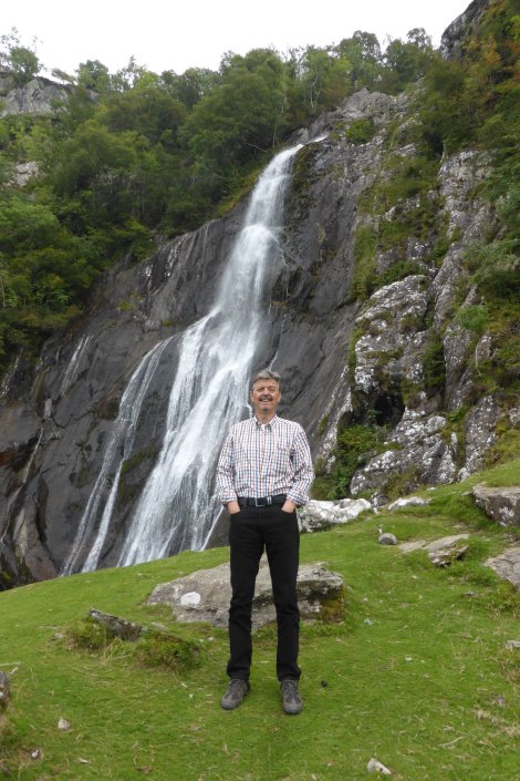 The 'Big Yin' at Aber Falls, near bangor