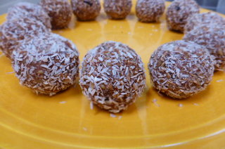 Chocolate and Coconut Energy Balls