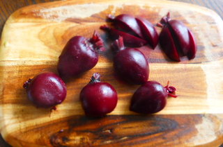 These beetroots were so good looking, I love that crazy, deep purple.