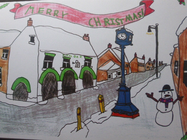 MERRY CHRISTMAS everyone! (Drawn by Jane's niece Martha)