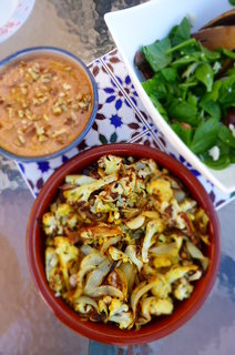 Roasted Lebanese Cauliflower with Muhammara