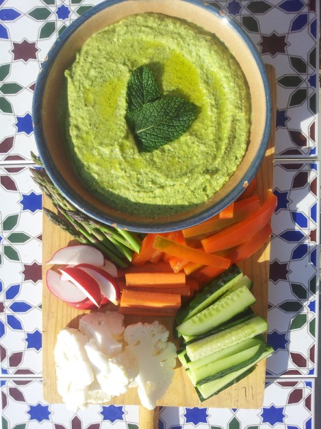 Pea and Mint Hummus